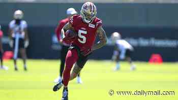 49ers substation conspiracy theories burst back into life after latest injury to star man... as new video shows power lines directly behind practice field