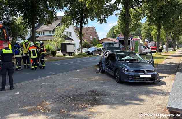 FW-ROW: Verkehrsunfall in Brockel - Mehrere Verletzte nach Zusammenstoß