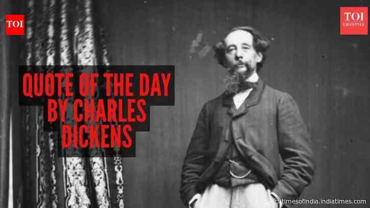 Quote of the Day by Charles Dickens, "Have a heart that never hardens, and a temper that never tires, and a touch that...."