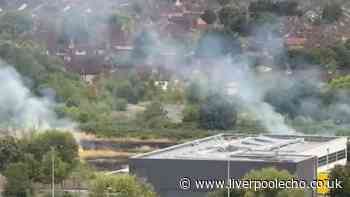 Two fires break out on Huyton school playing field in 24 hours