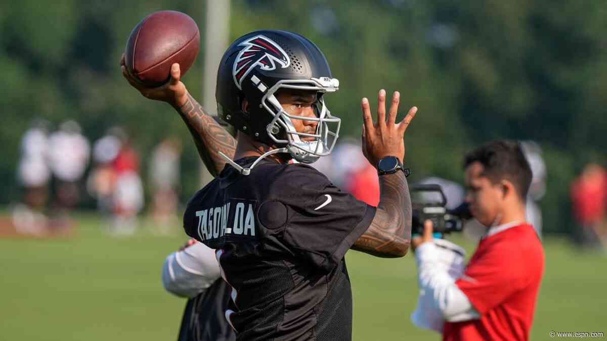 Latest news, buzz from training camps: Tua limited in first 11-on-11; A Jets interception?!?