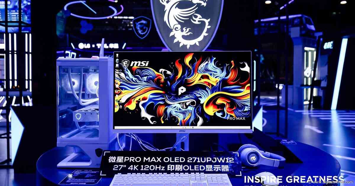 MSI’s new 4K 120Hz OLED monitor uses inkjet tech that could make premium screens cheaper