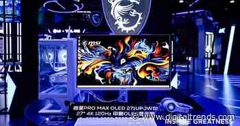 MSI’s new 4K 120Hz OLED monitor uses inkjet tech that could make premium screens cheaper