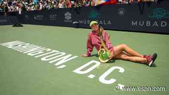 Eala claims first title in DC Open, becomes first Filipina to win WTA 500 crown