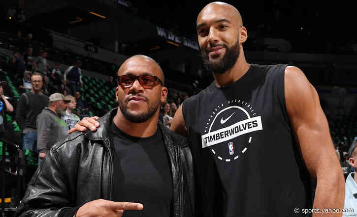 Gane got game? UFC champ gets buckets on NBA star Rudy Gobert | Video