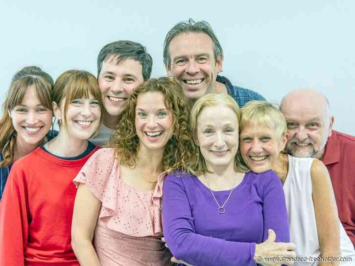 Whose Wives Are They Anyway on stage at Upper Canada Playhouse