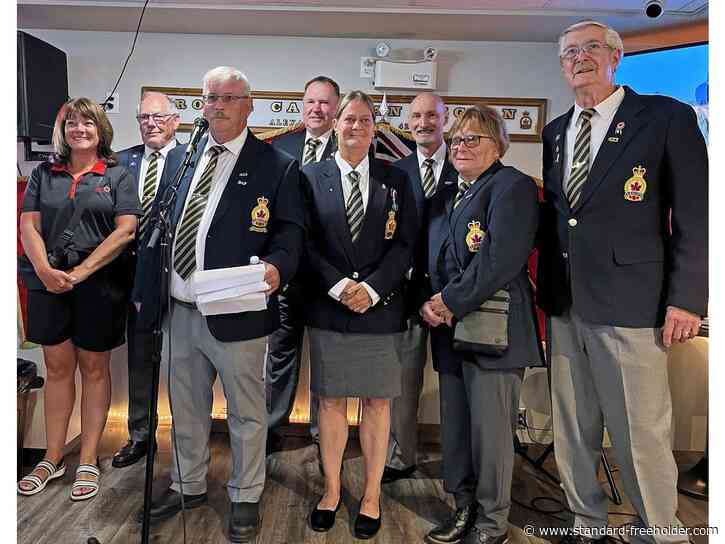 Royal Canadian Legion's centennial celebration in Alexandria