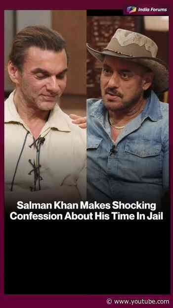 Salman Khan Makes Shocking confessions about his time in jail.