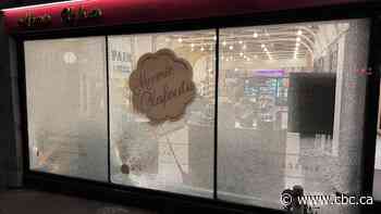 Montreal self-serve bakery vandalized again, perpetrators leave anti-tech message