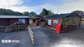 Two people taken to hospital after fire at zoo