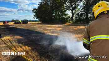 Farmers played 'vital role' in stopping crop fire