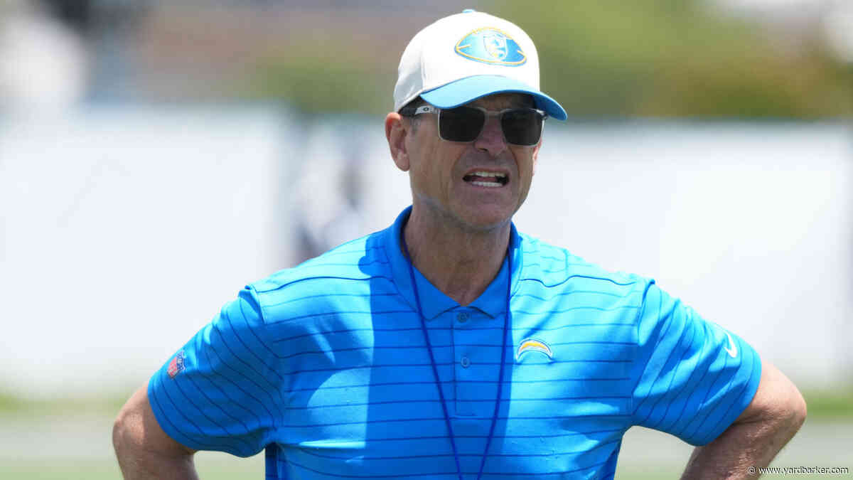 Chargers' Jim Harbaugh quietly gets an edge over brother John Harbaugh