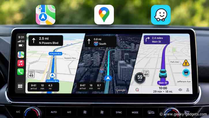 Apple Maps vs. Google Maps vs. Waze: Which CarPlay App Wins?