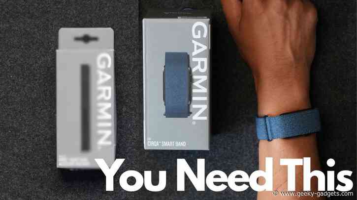 Garmin CIRQA Armband Beats Whoop with Dual-Sided Velcro Fit