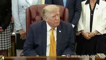 'Don't ever talk again,' Trump tells reporter in the Oval Office