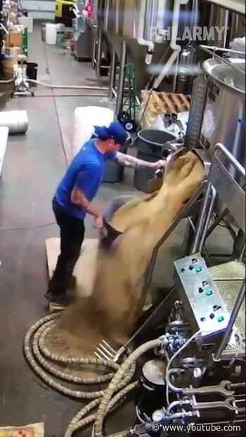 Better get a broom! #messyfails #workfails #fails #shorts #failarmy