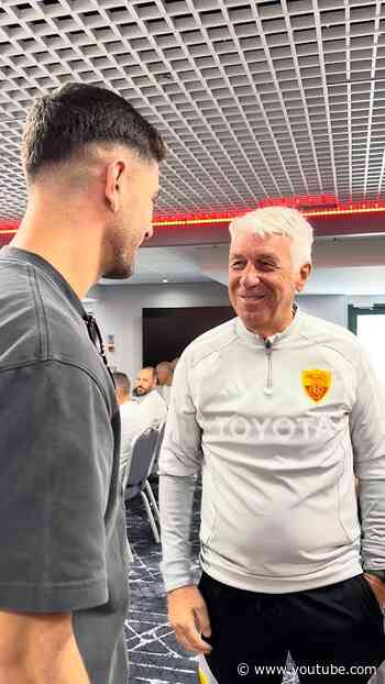 Konstantinos has arrived in Wales! 👋 #asroma