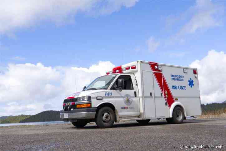 Victoria crash involving ambulance sends 2 to hospital