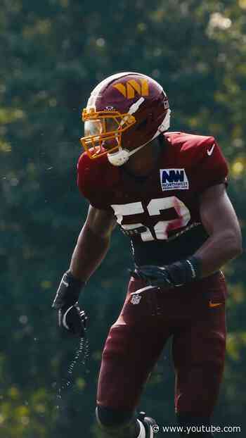 absolute unit. #nfl #football #commanders #trainingcamp #raisehail