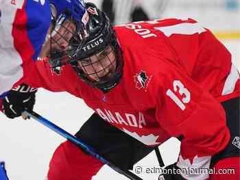 Team Canada's Alexis Joseph a towering force at Hlinka-Gretzky Cup
