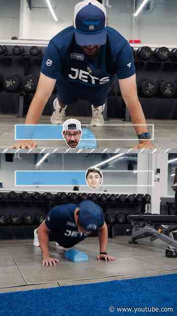 Average Beer Leaguer versus NHL FITNESS TEST #gojetsgo