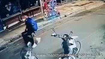 CCTV shows man allegedly wheeling suitcase containing body of British woman in Athens, police say