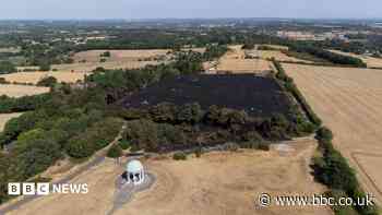 Photos reveal fire damage at nature reserve