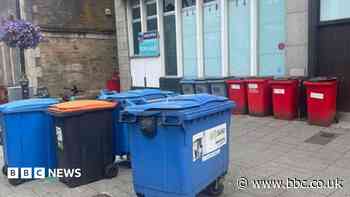 Communal bins 'dominate' streets in seaside town