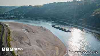 Rhine falls to record low levels as drought strains Europe's rivers