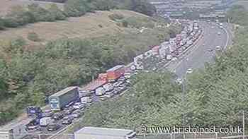 M4 traffic stopped after rush hour crash - live updates