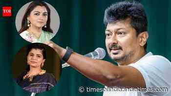 Chinmayi, Khushbu react to Udhayanidhi Stalin's Vijay-Trisha remarks