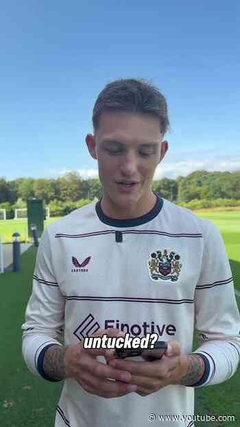 Oliver Sonne answers some kit related questions at our kit shoot 🇵🇪 #burnleyfc #football #efl #peru