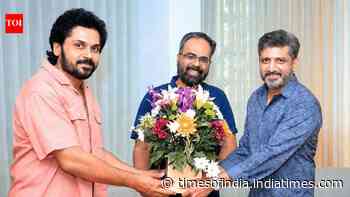 Karthi announces his new film with Mohan Raja