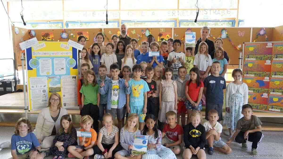 Grundschule Neufahrn holt dritten Platz bei Aktion „Klimafreundliche Schulwege“