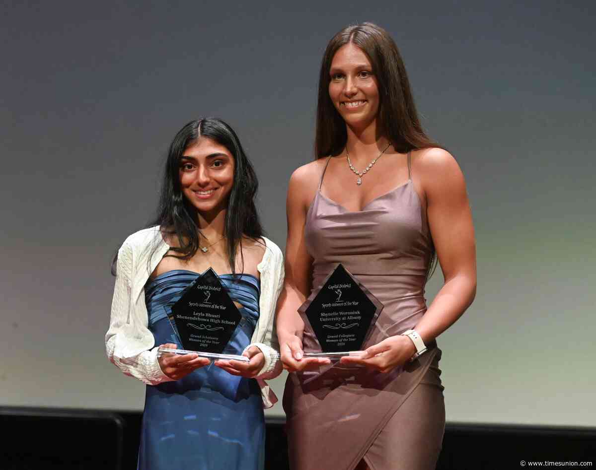 Shen's Bhusri, UAlbany's Woroniuk take top honors at Capital District Sports Women of the Year Awards Gala
