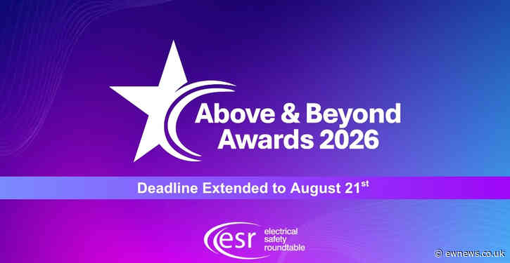 ESR Above and Beyond Awards 2026 entry deadline extended