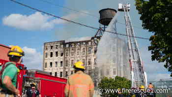 Drone to map burned vacant Ore. warehouse as fire investigation continues