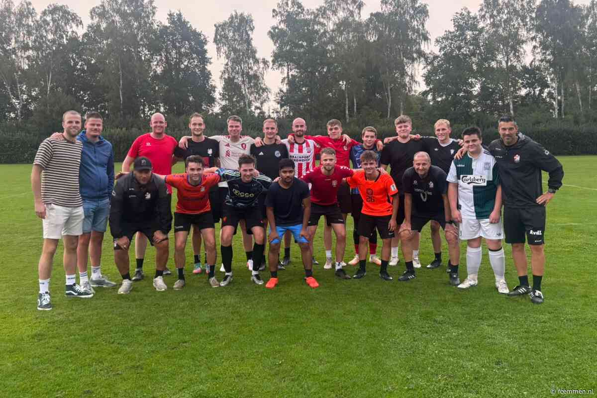 FC Emmen-trainers verzorgen bijzondere training voor VV Sleen