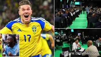 Revealed: The secrets of 'transfer speed dating' summit where Arsenal, Man United and hundreds more do their business - 15-minute slots, countdown clock and the app behind behind '10,000 deals' including Viktor Gyokeres and Antoine Semenyo