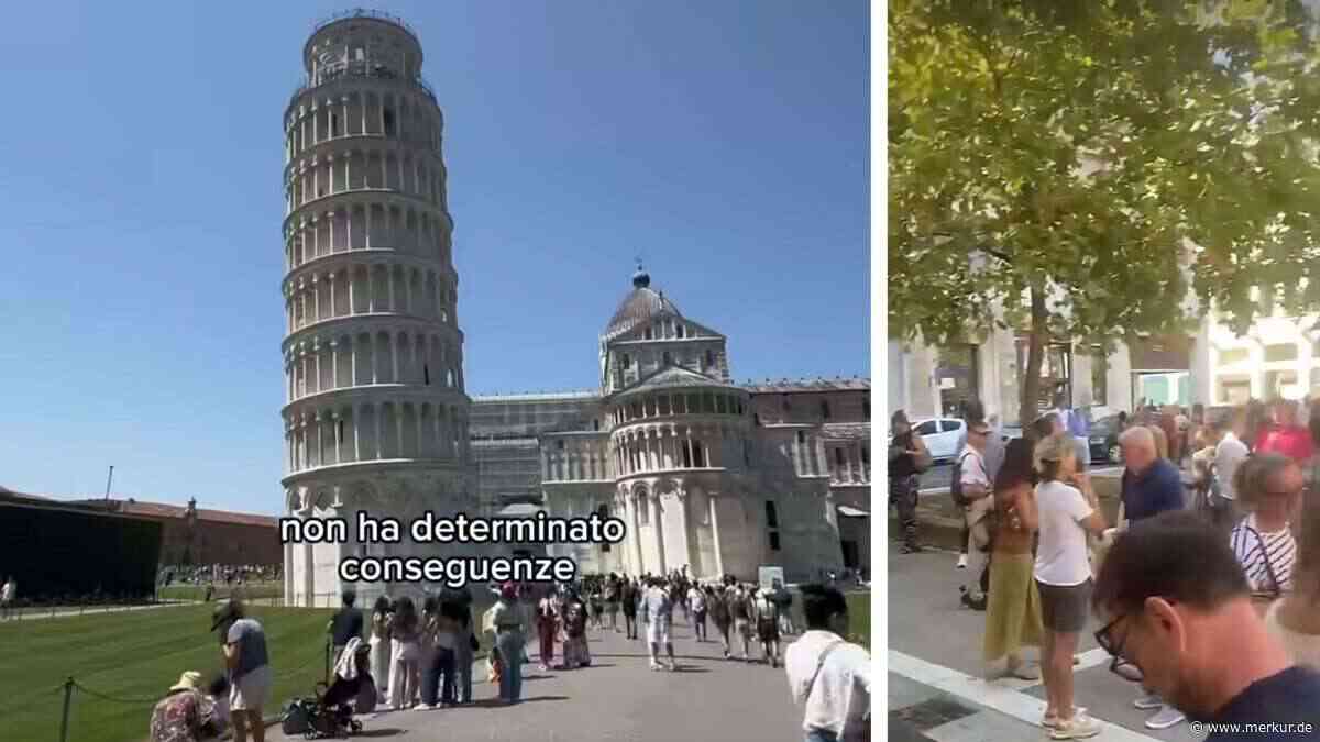 Erdstoß der Stärke 4,3 erschüttert Pisa: Turm vibriert – Menschen evakuiert