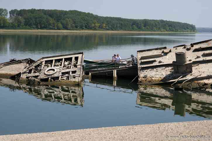 Donau-Niedrigwasser legt in Serbien Nazi-Schiffswracks frei