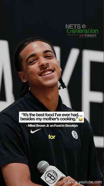 Mikel with the quick thinking 😂 #brooklynnets #nba #mikelbrownjr