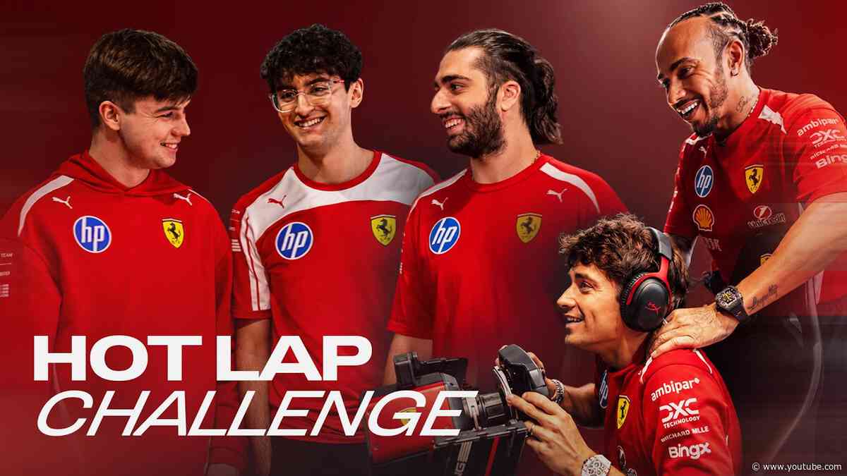Lewis Hamilton and Charles Leclerc vs. Scuderia Ferrari HP Esports Team!