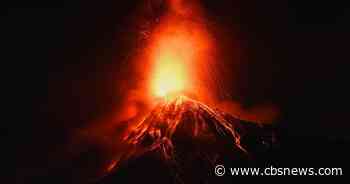 Dramatic photos show lava spewing from Fuego volcano in Guatemala