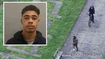 Drone footage shows moment police swooped to arrest teen dealer in Middlesbrough park