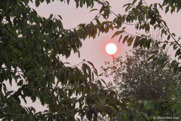 Air quality warning in effect for Fraser Valley, with smoky skies in the Lower Mainland
