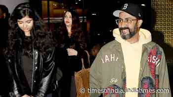 Abhishek, Aishwarya return from holiday, Aaradhya's 'namaste' to paps wins the internet: VIDEO