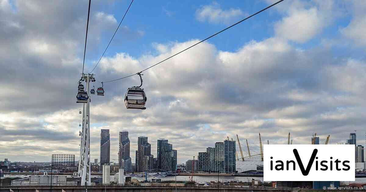 London Cable Car marks 20 millionth passenger with prize draw