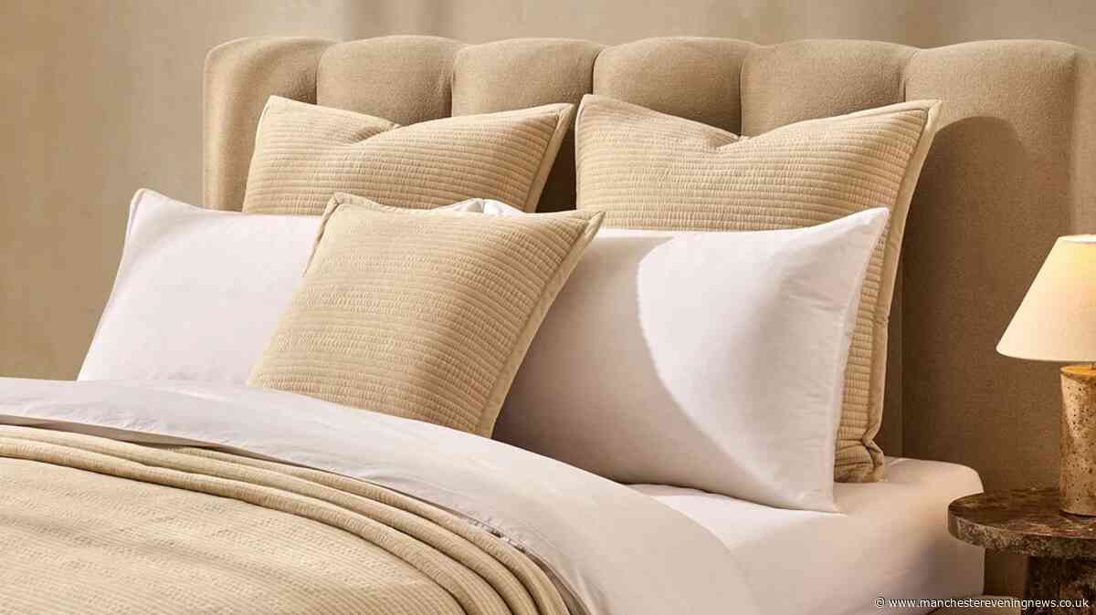 'Thick and luxurious' champagne bedspread reduced to £29 'looks rich on my bed'