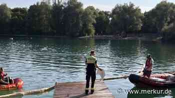 Altöl im Neufahrner Mühlsee entsorgt: Feuerwehren und Wasserwacht errichten Ölsperre